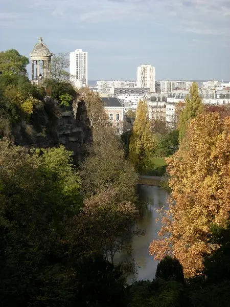 Paris 19e arrondissement Parc des Buttes-Chaumont